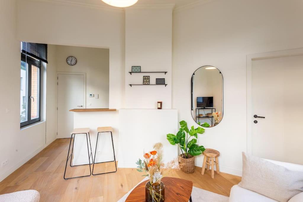 Stijlvol Hoek Appartement Antwerpen Buitenkant foto